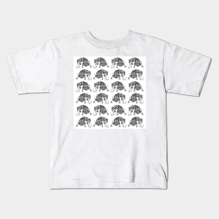 axolotl ajolote in ecopop wallpaper Kids T-Shirt